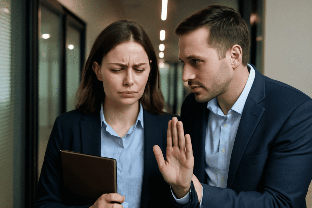 Как остановить харассмент на работе - nicetry.blog