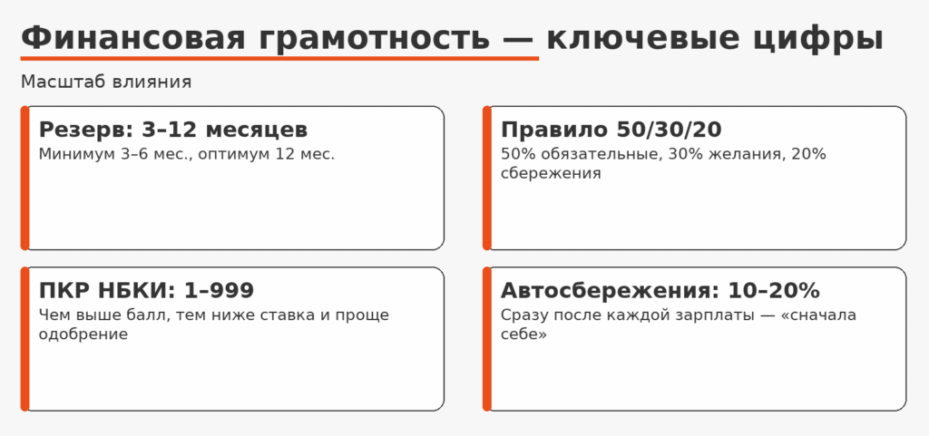 Ключевые цифры по финансовая грамотность — nicetry.blog