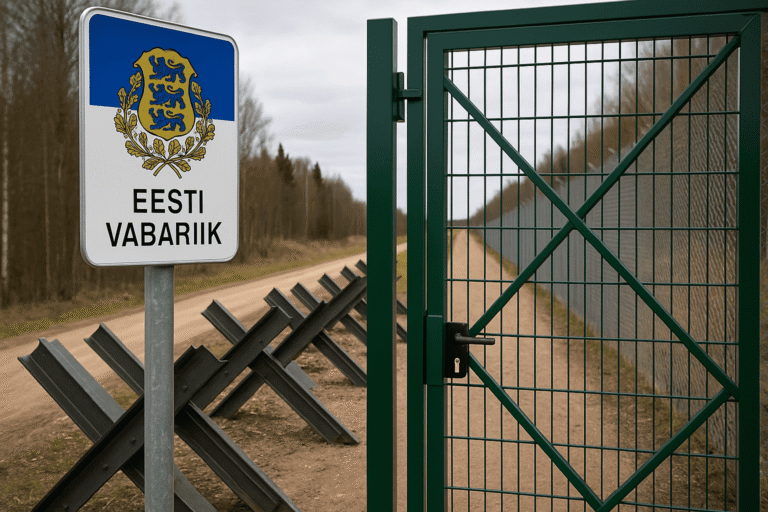 Новые барьеры на границе Эстонии с Россией - nicetry.blog