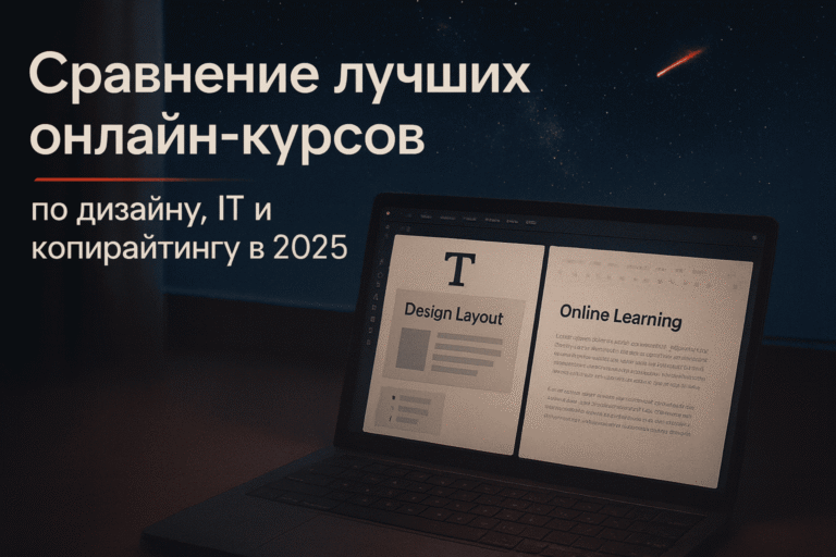 Сравнение лучших онлайн-курсов по дизайну, IT и копирайтингу в 2025 году — nicetry.blog