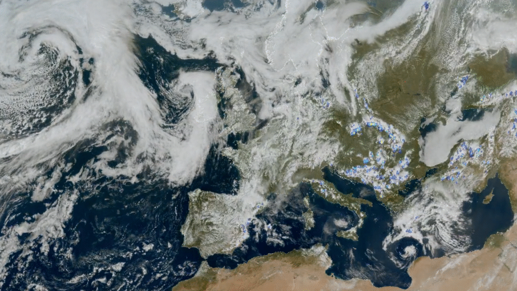 Наблюдение молний со спутника Meteosat-12 — прогноз осадков — nicetry.blog