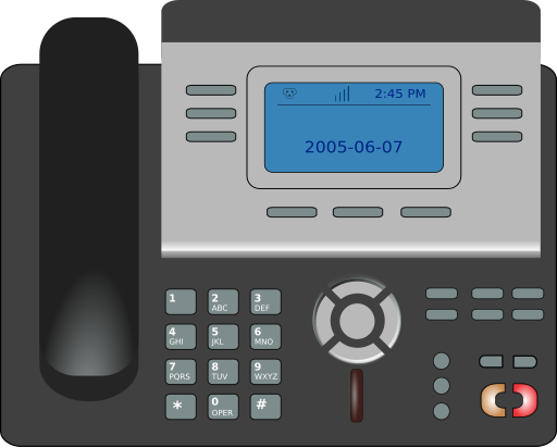 IP-телефония: пиктограмма VoIP-телефона для схем — nicetry.blog