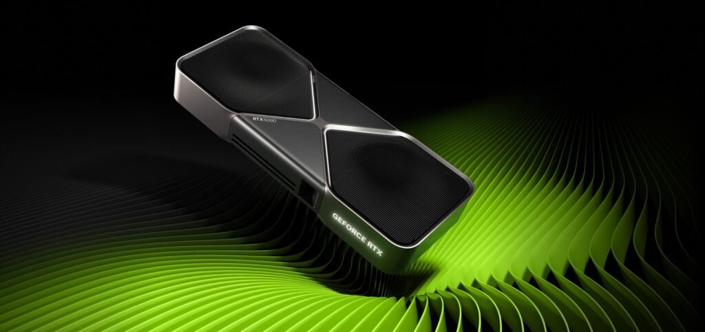Видеокарта NVIDIA GeForce RTX 5090 крупным планом — nicetry.blog