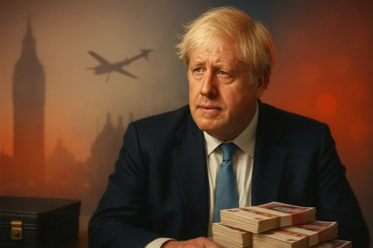 Борис Джонсон — реалистичная обложка к новости о переводе £1 млн — nicetry.blog