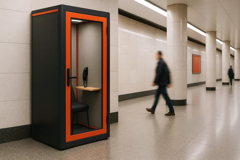 Кабинка для созвонов в московском метро — nicetry.blog