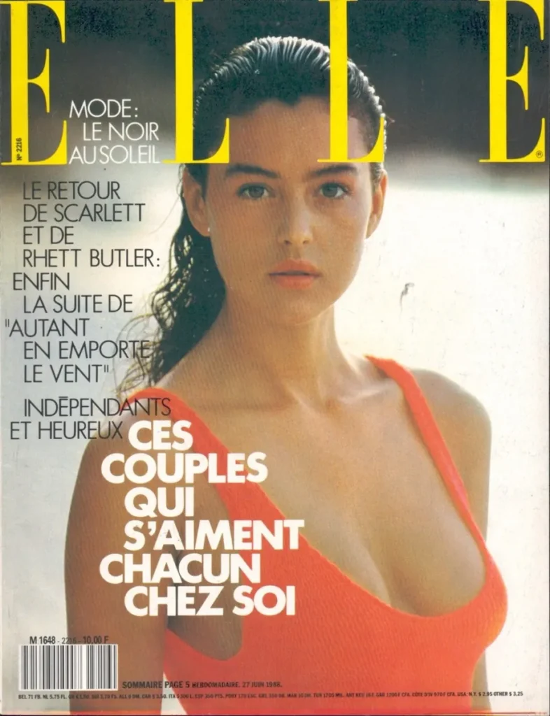 Monika Bellucci Elle 1988 - nicetry.blog