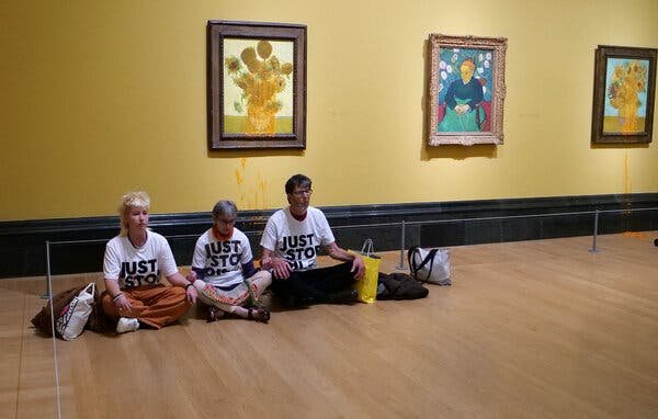 Радикальный экоактивизм: суп на «Подсолнухах» Ван Гога - nicetry.blog