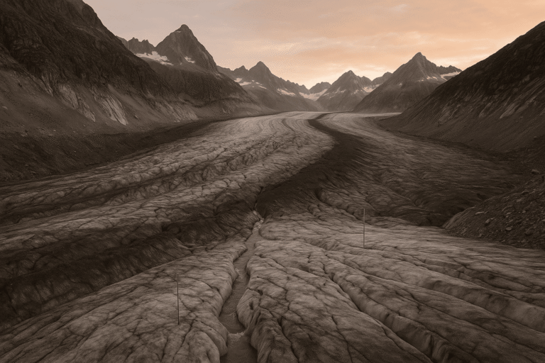 Таяние швейцарских ледников на фоне жаркого лета — nicetry.blog