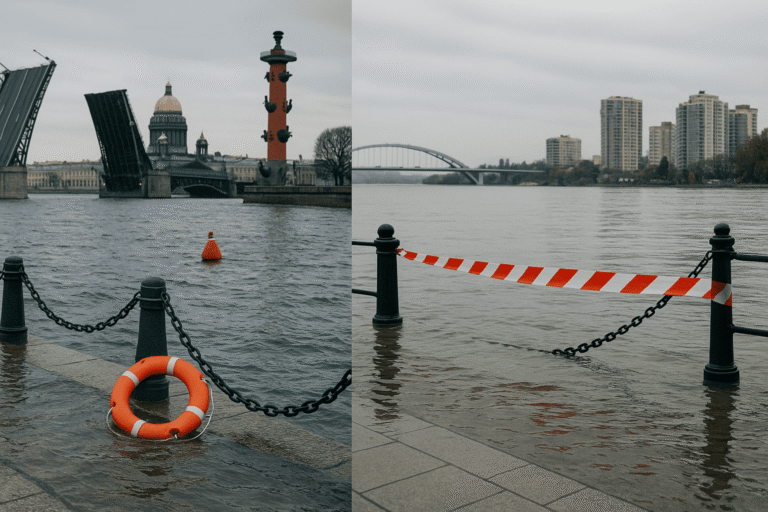 наводнение у набережных Санкт-Петербурга и Ростова-на-Дону - nicetry.blog